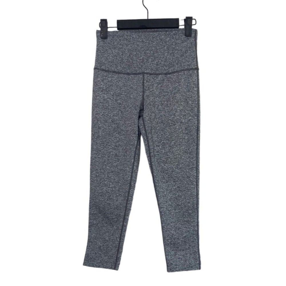 Zella Capri Pant Athleisure Leggings Cotton Spandex Hidden Pocket Xs Grey #2782